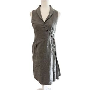Trovata Suiting Wrap Vest Dress